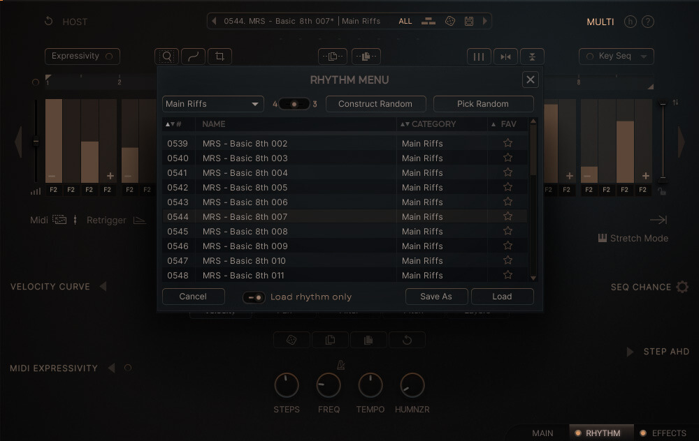 Medieval Hunting Percussion — Rhythm Menu