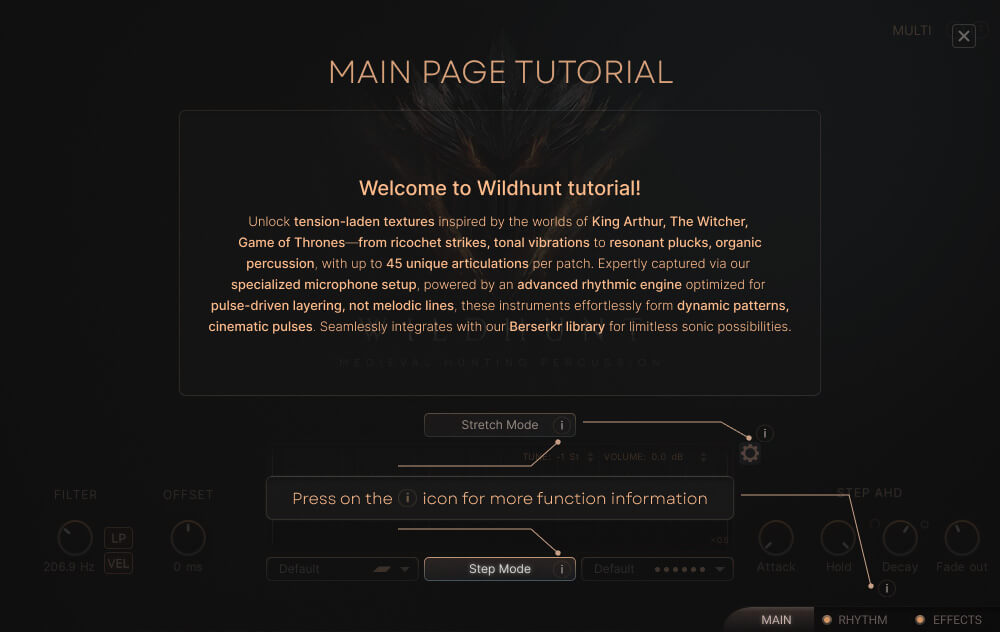 Savage Ritual Tension — Main Page Tutorial